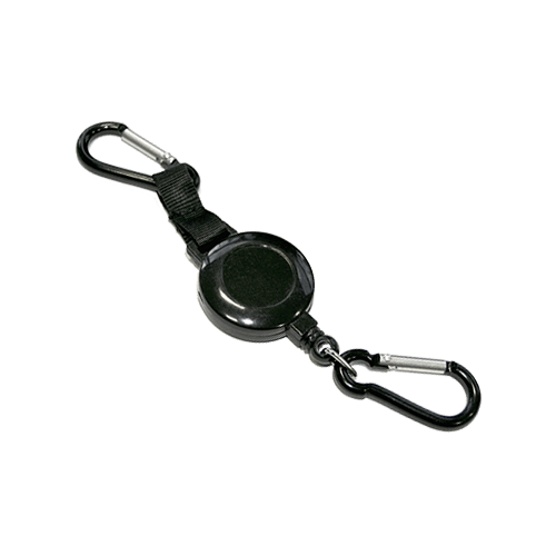 YoYo coiled lanyard for smaller lightweight safety knives